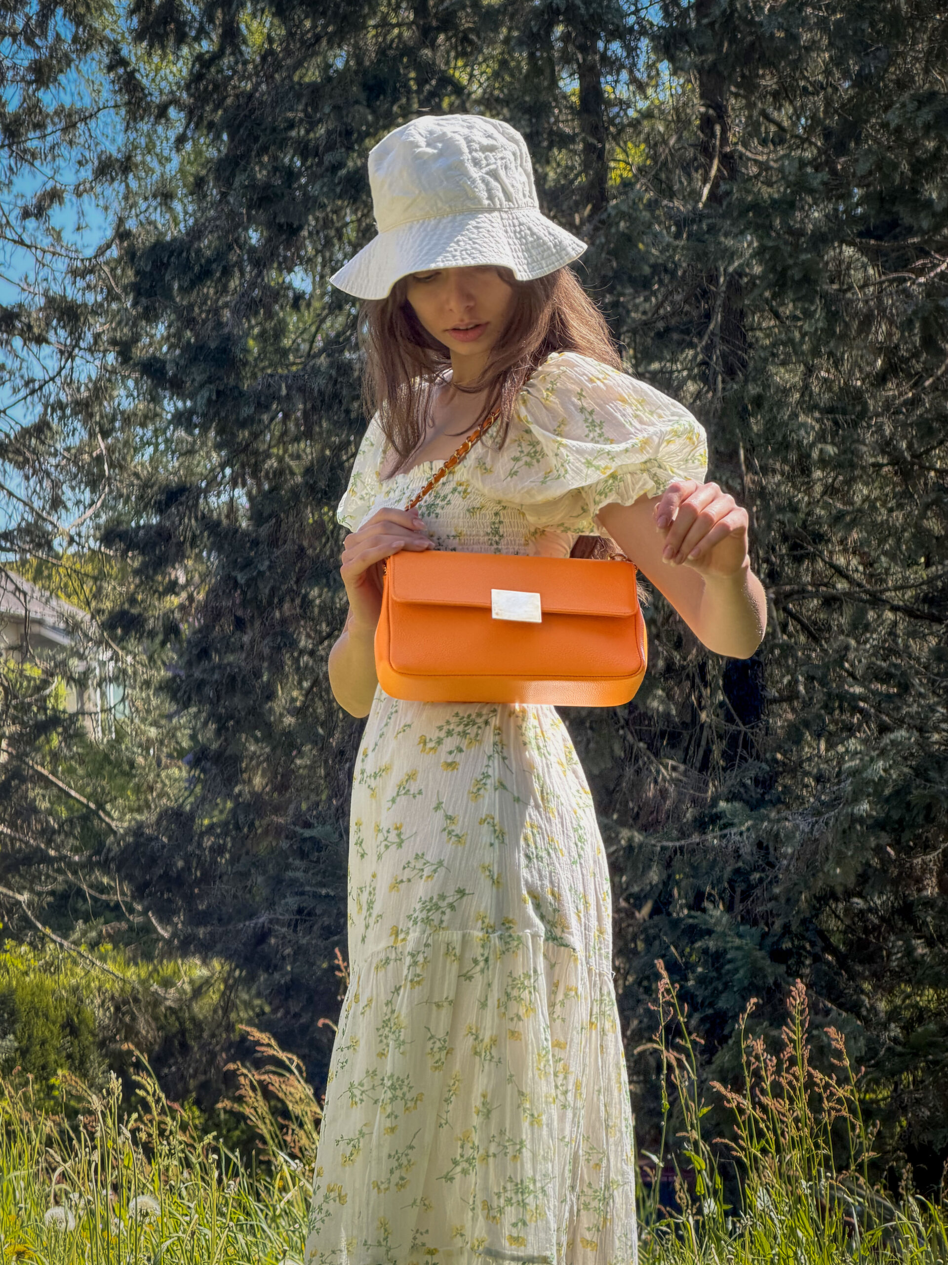 Full-grain LWG leather bag