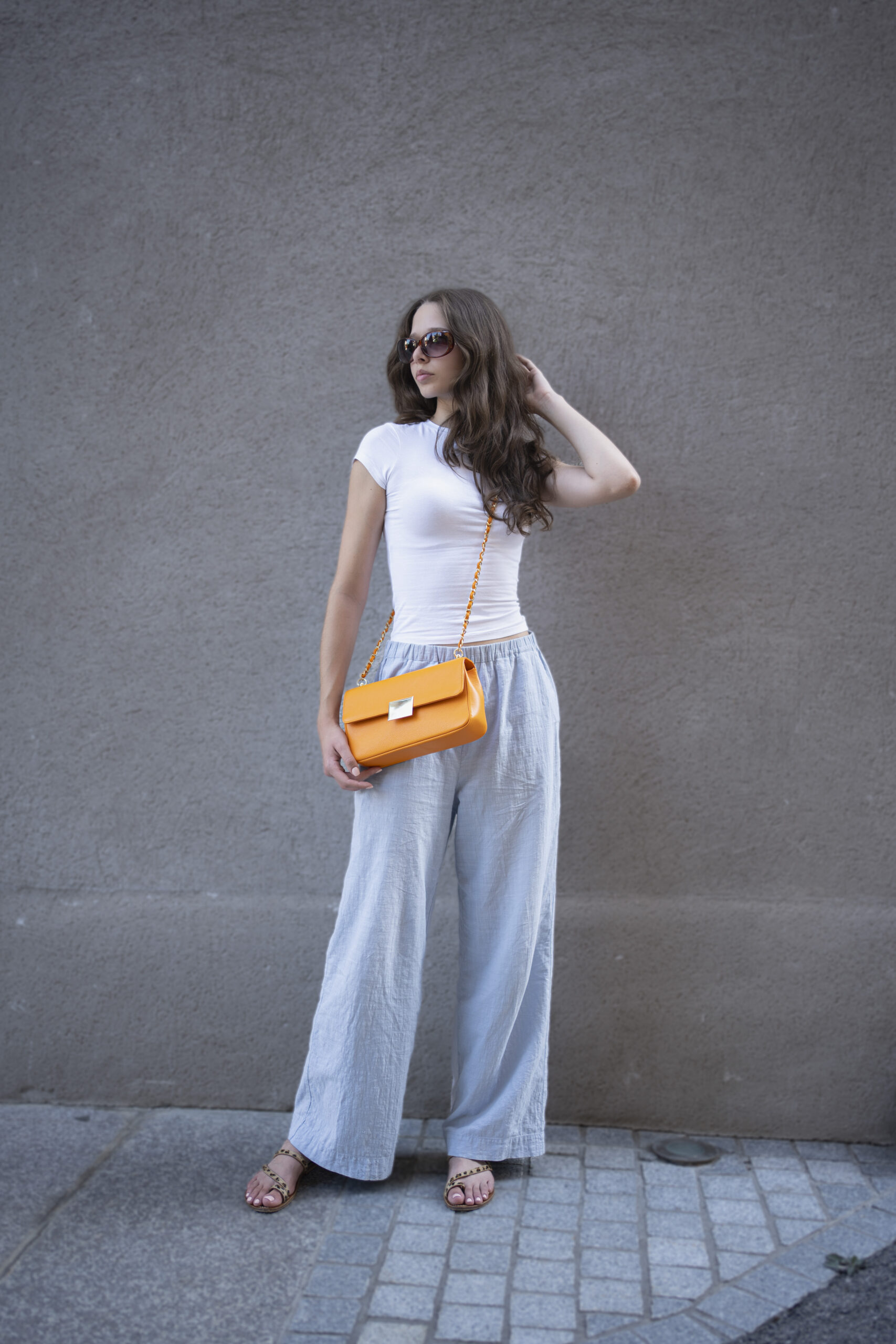 Full-grain LWG leather bag